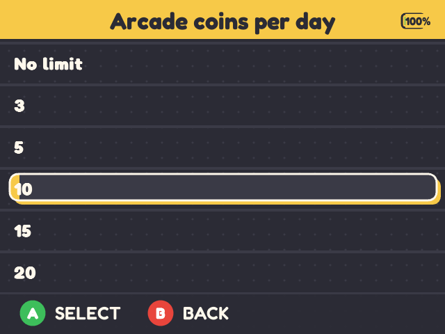 Choosing the coins per day